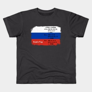 Russia flag. Kids T-Shirt